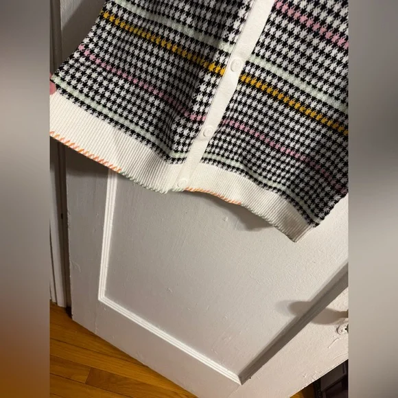 ✨ Anthropologie Buttondown Sweater Shift Mini Dress Sz M - Picture 7 of 10